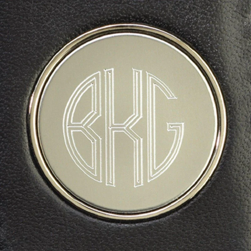 Leather Personalized Wallet and Money Clip