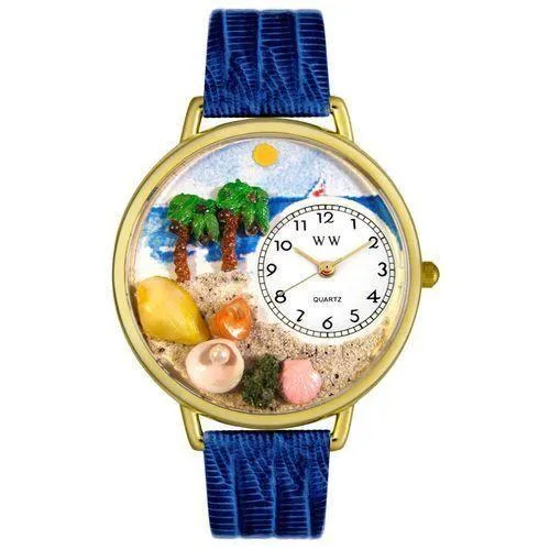 Palm Tree Watch in Gold (Large)