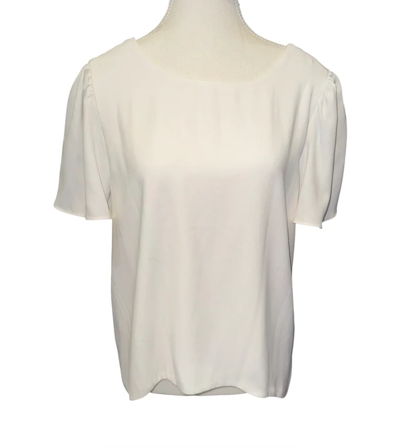 Open back boxy top