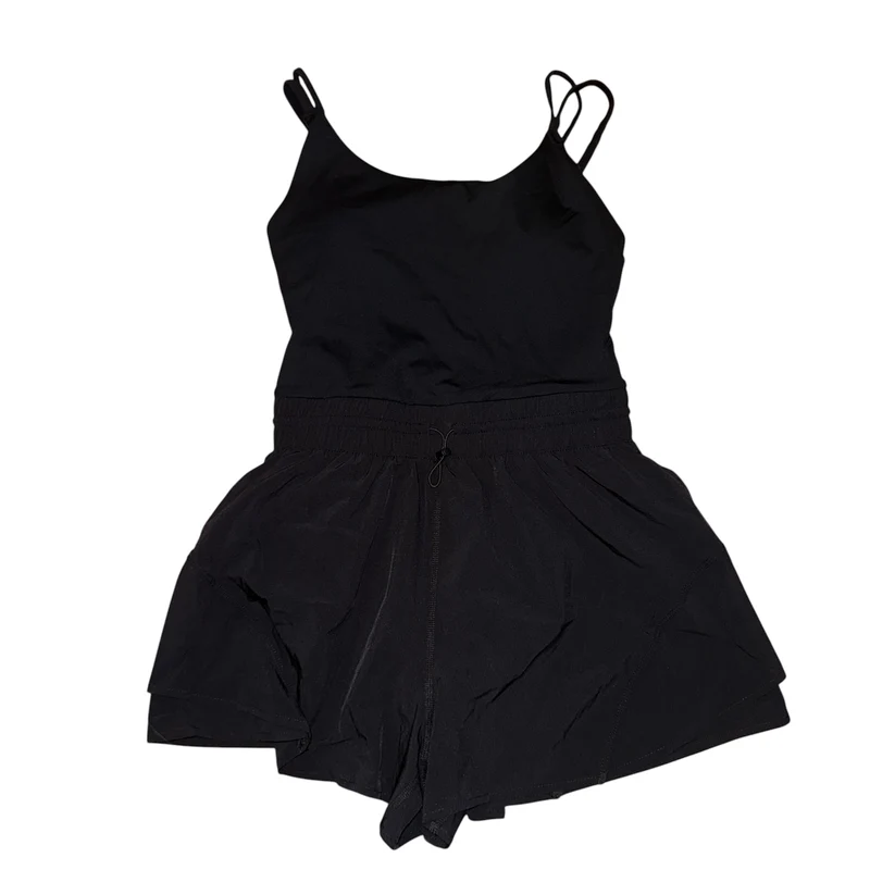 Cinch waist romper