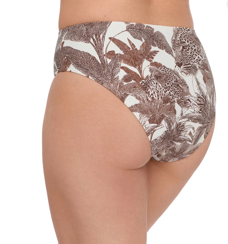 Wild kingdom mid rise bikini bottom