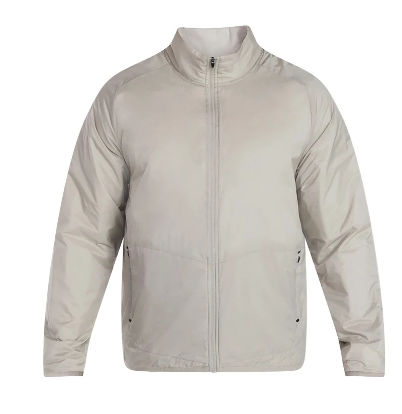 Light insulated nylon zip jacket
