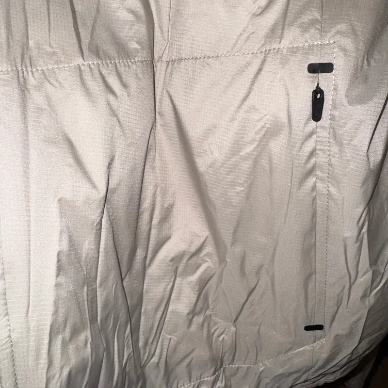 Light insulated nylon zip jacket