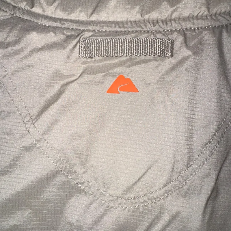 Light insulated nylon zip jacket