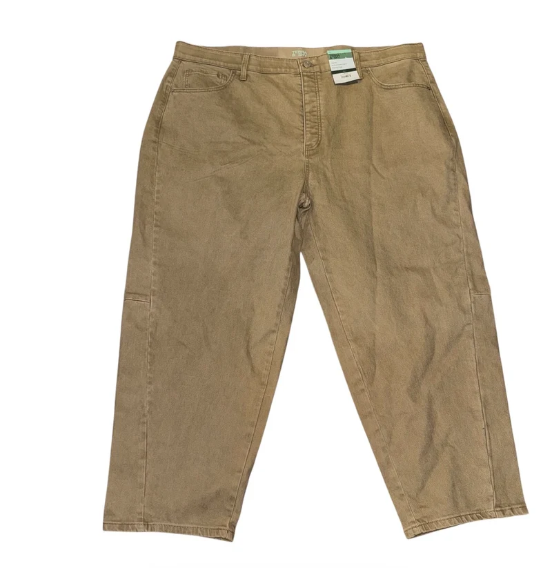 High rise barrel jeans - size 24W