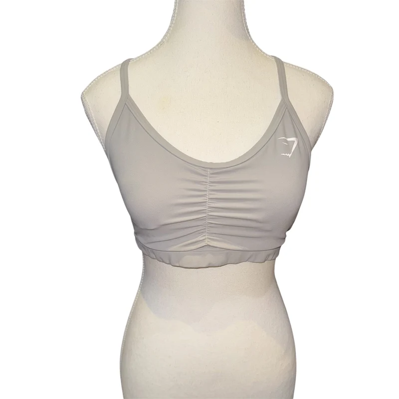 Ruched sports bra