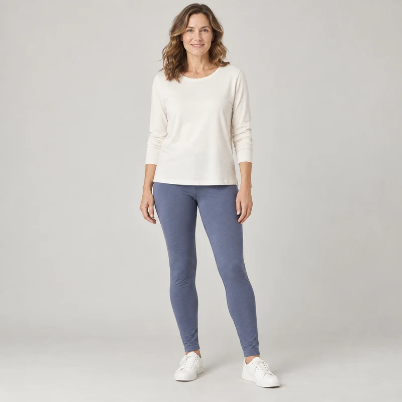 J.jill pima ankle leggings bluegray capsule wardrobe
