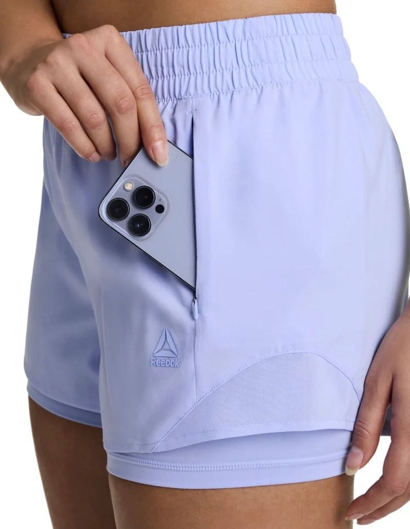 Reebok On pace with compression shorts