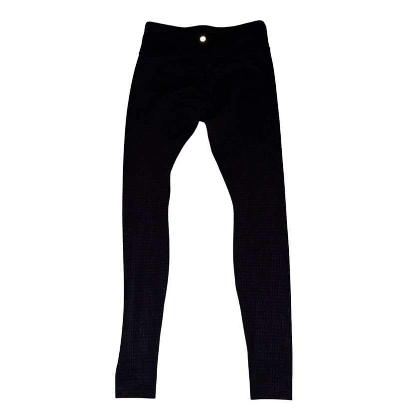 Lululemon wunder under black swan sweater print knit
