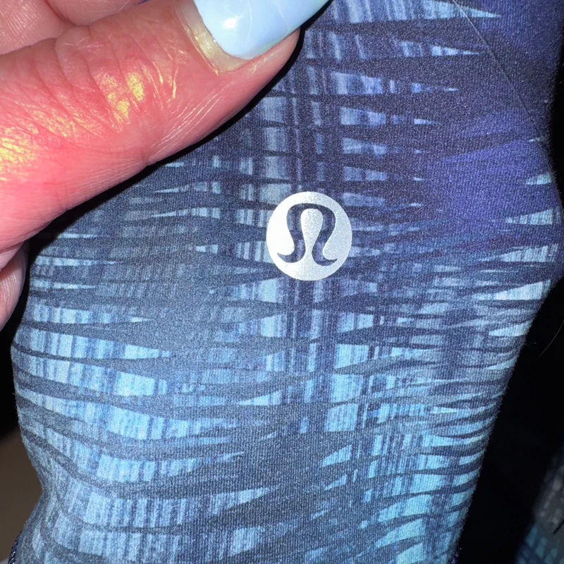 Lululemon wunder train high rise 28” foil shapeshifter