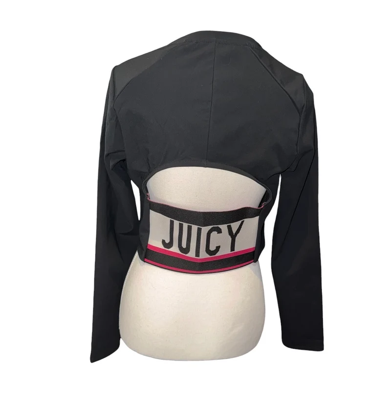 Juicy couture cut out back raglan top