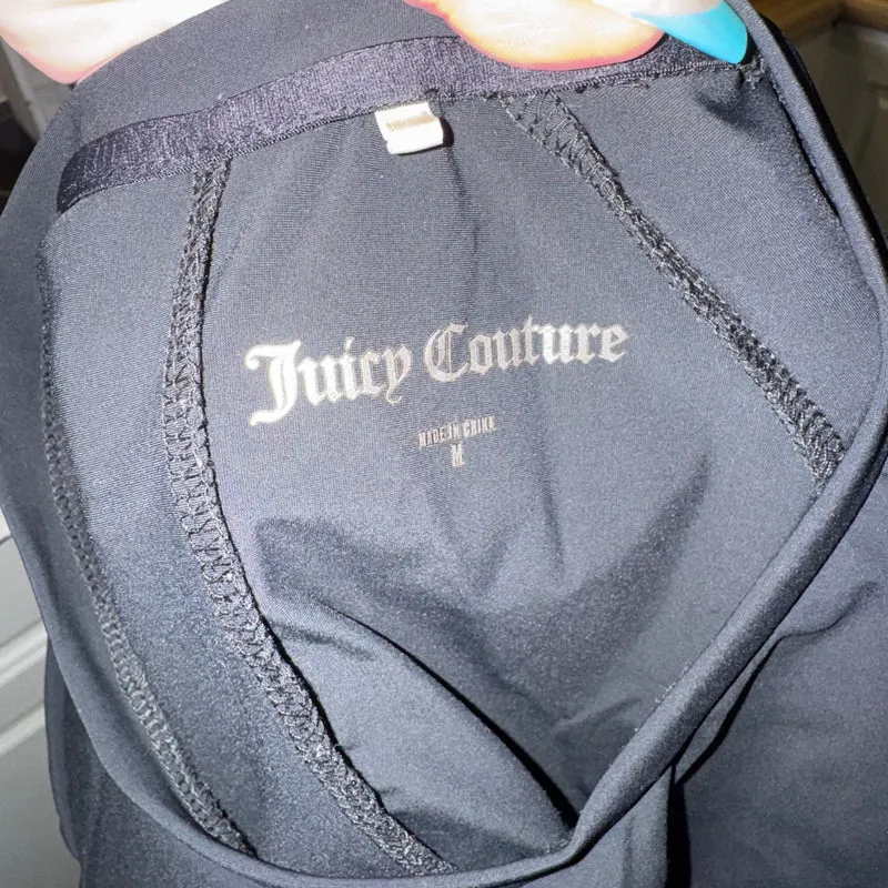 Juicy couture cut out back raglan top
