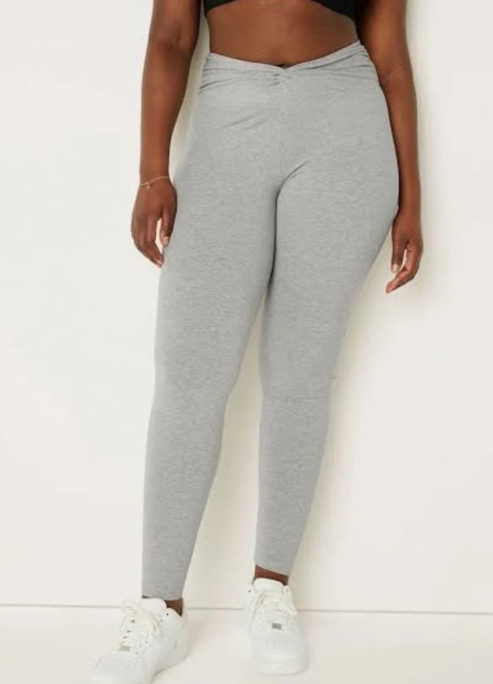 Cotton twist waist leggings