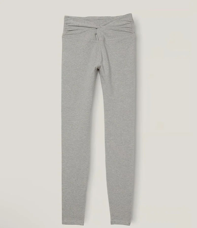 Cotton twist waist leggings