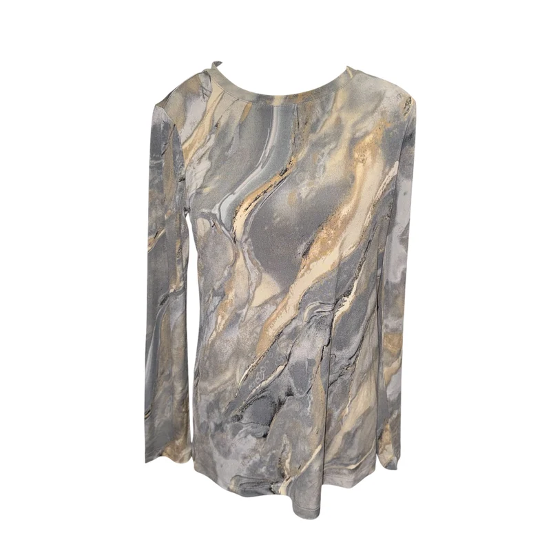 Liquid knit marble top