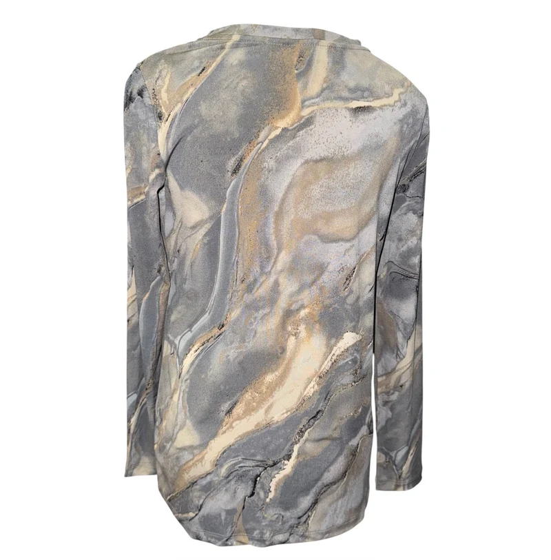Liquid knit marble top