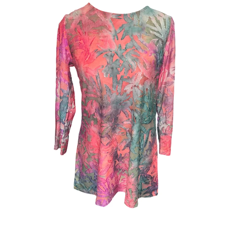 Tie dye burnout tunic