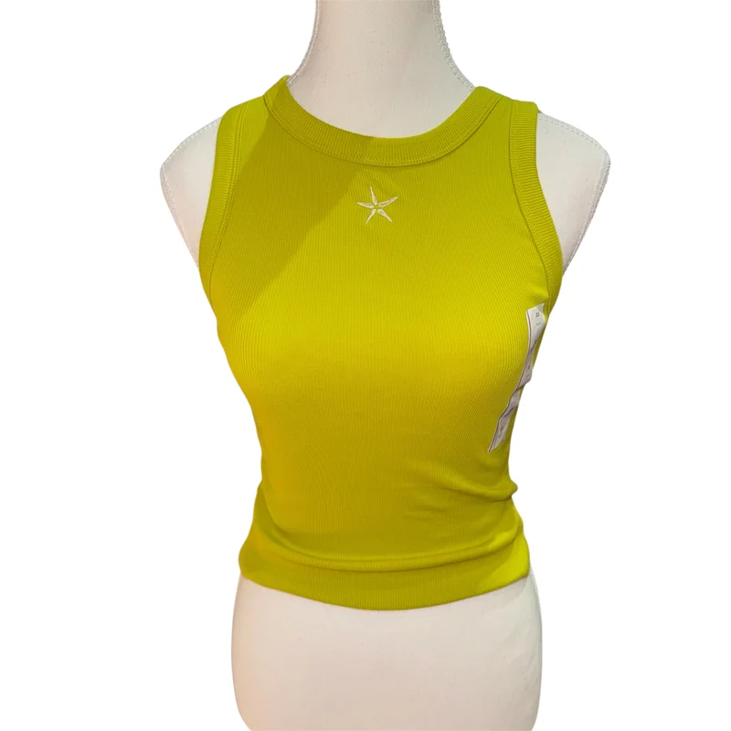 Starfish detail ribbed tank top