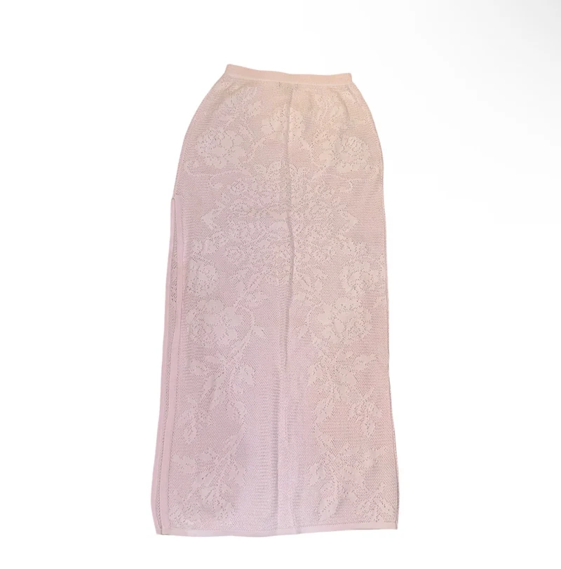 Maxi skirt with slit