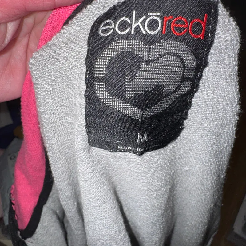 Vintage ecko red cropped zip up hoodie