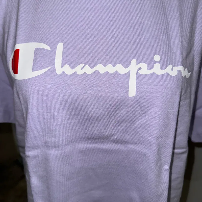 Lilac logo tee