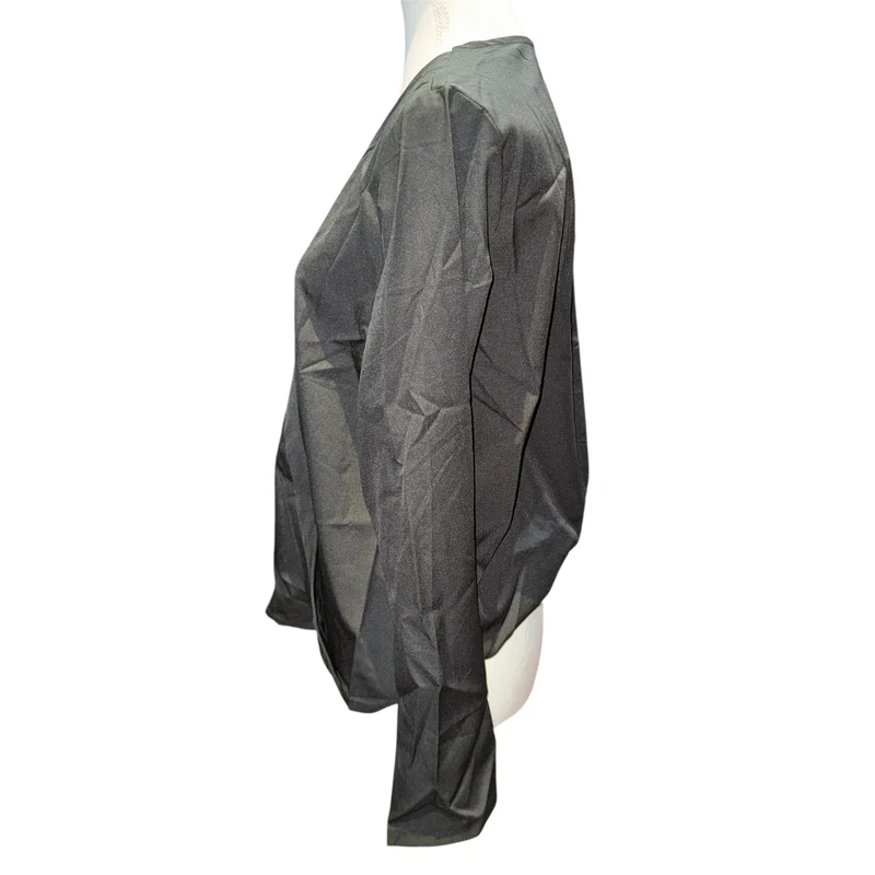 Wrap front blouse