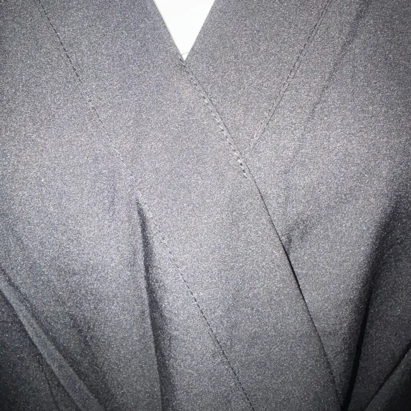 Wrap front blouse
