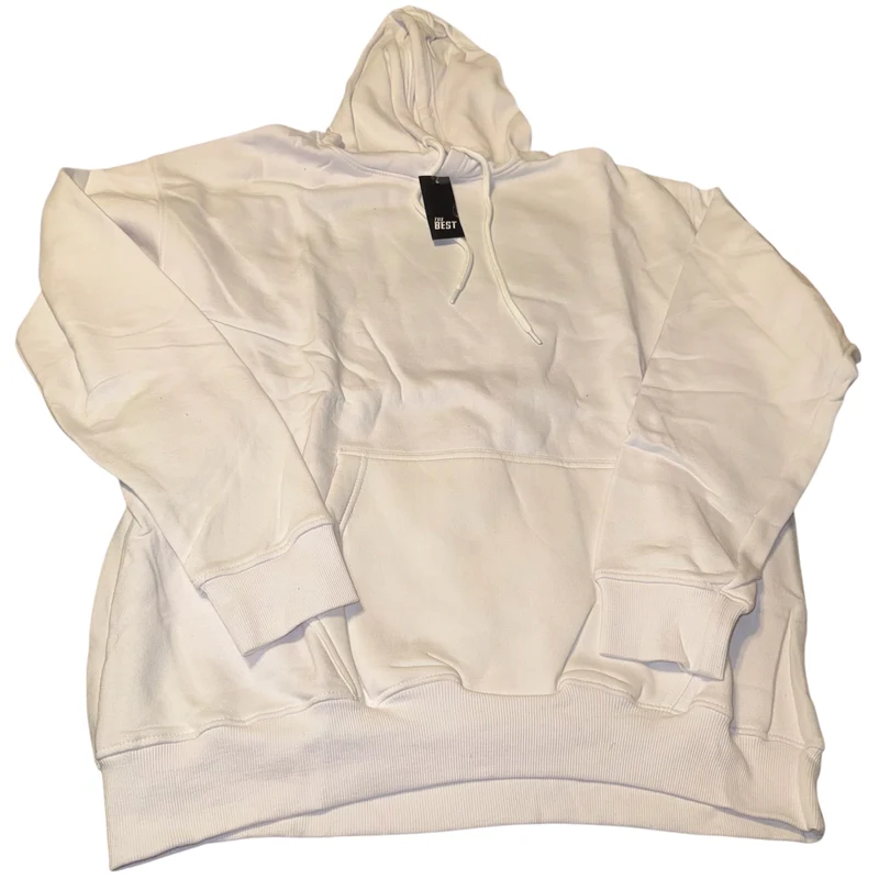 Men’s white hoodie