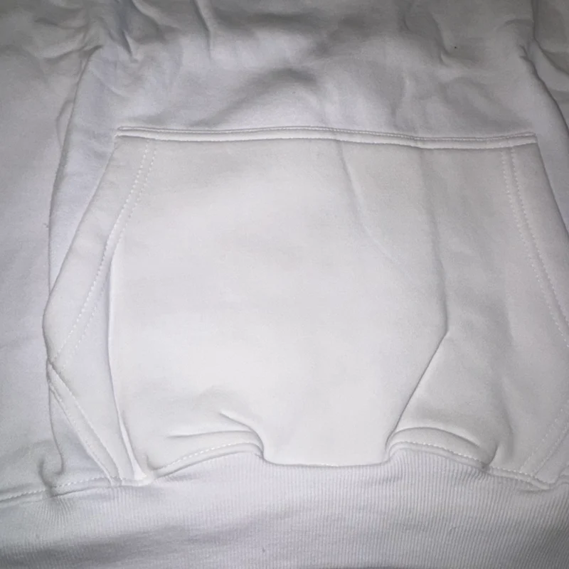 Men’s white hoodie