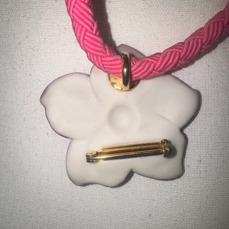 Vintage Avon porcelain wild flower pin/pendant