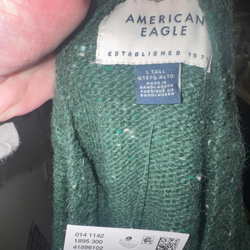 Men’s American eagle ribbed crew neck sweater