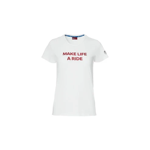 T-SHIRT MAKE LIFE A RIDE DAME (différents coloris)