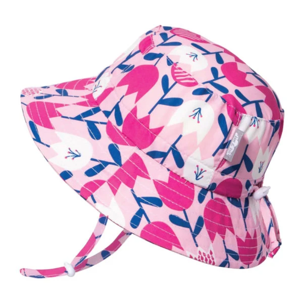 Jan&Jul - chapeau soleil ajustable et imperméable, tulipe 0-6 mois