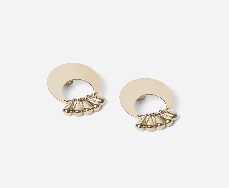 Boucles d'oreilles Nabou dorées