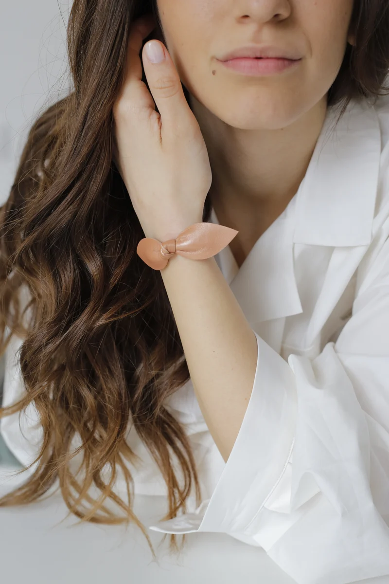 Trio élastiques cheveux bijoux Shatz Me - Nude, Doré et Argenté