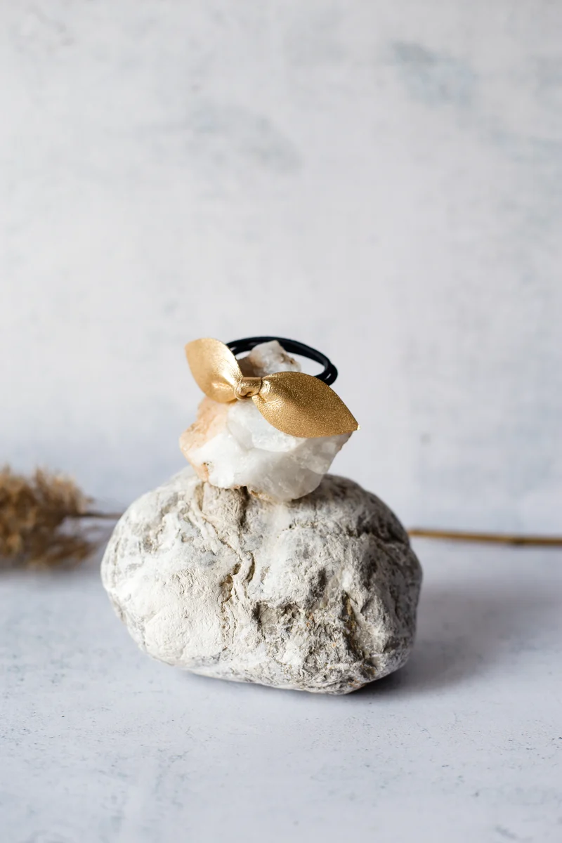 Trio élastiques cheveux bijoux Shatz Me - Nude, Doré et Argenté