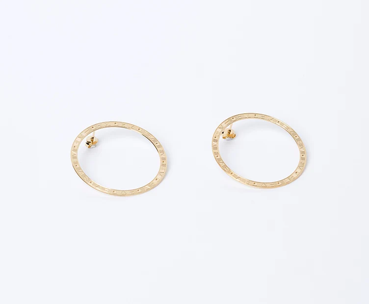 Boucles d'oreilles dorées Lina