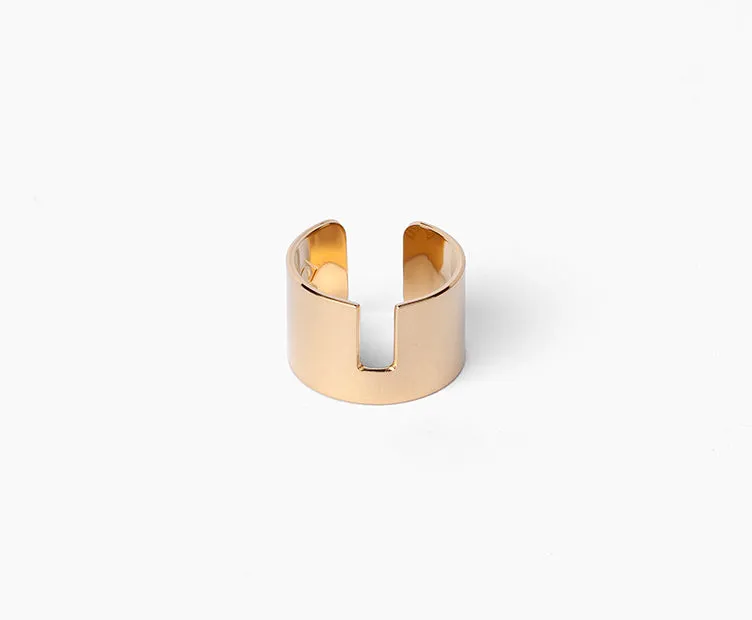 Bague Native, dorée et ajustable
