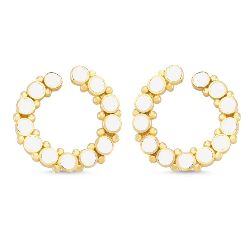 Boucles d'oreilles Neon Eclipse Blanc