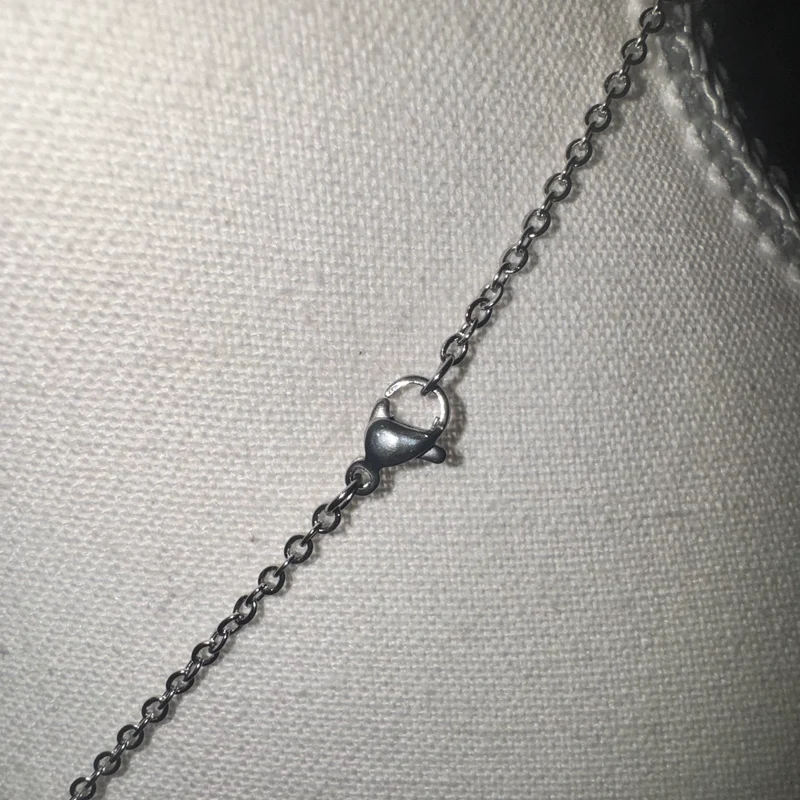 Heart memorial necklace