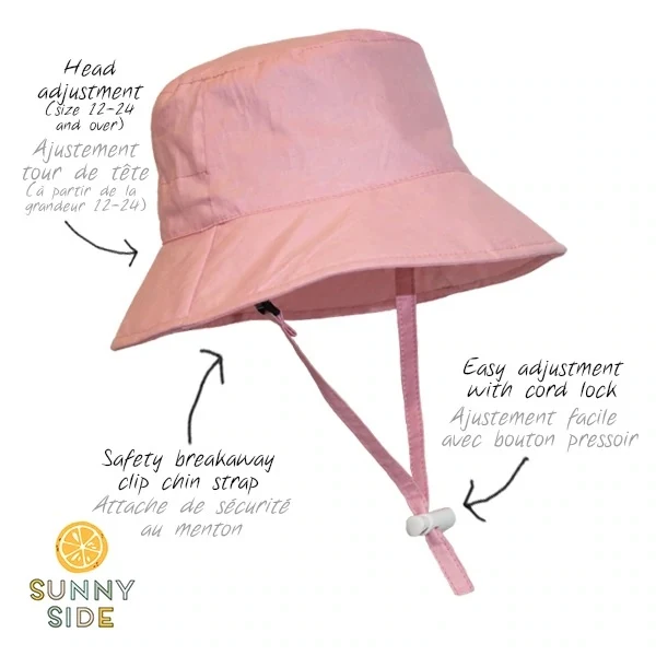 Sunny Side - Chapeau soleil - rose (3/6mois)
