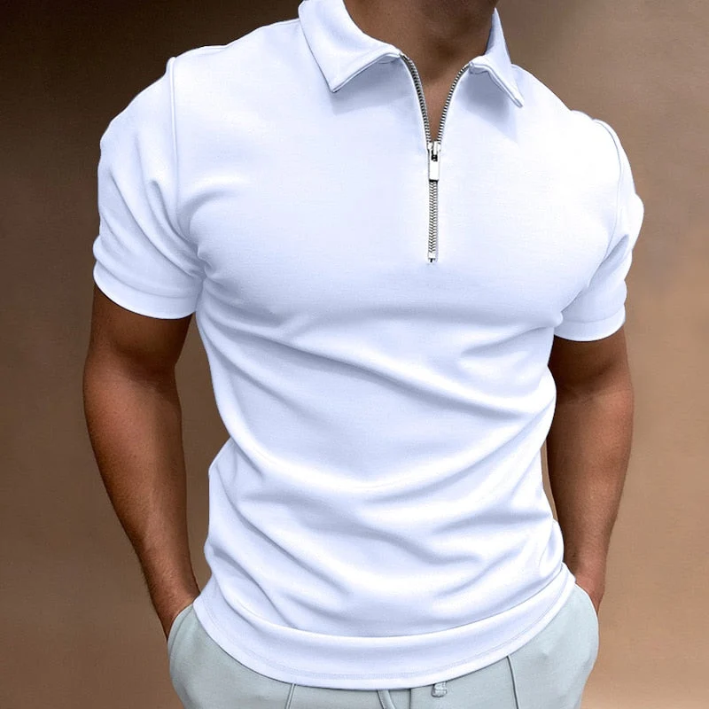 Polo zippé