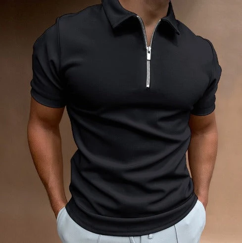 Polo zippé