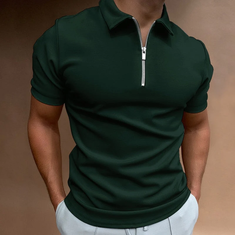 Polo zippé