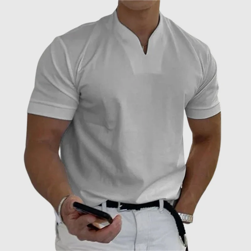 Polo en maille extensible