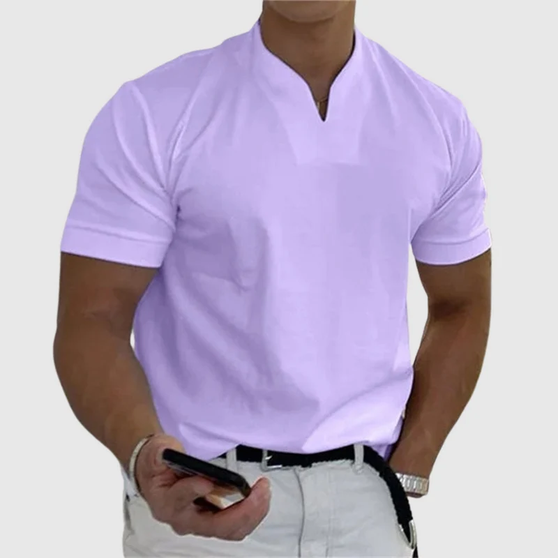 Polo en maille extensible