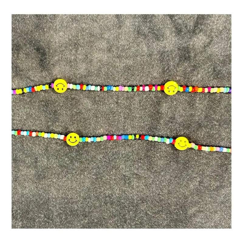 Chaîne Perlée Smiley