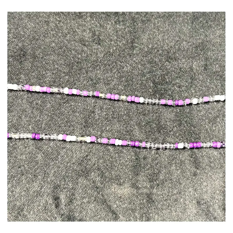 Chaîne Perlé Violet Foncé