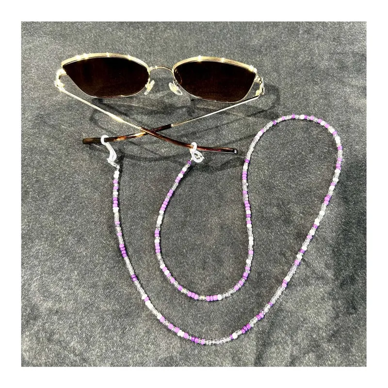 Chaîne Perlé Violet Foncé