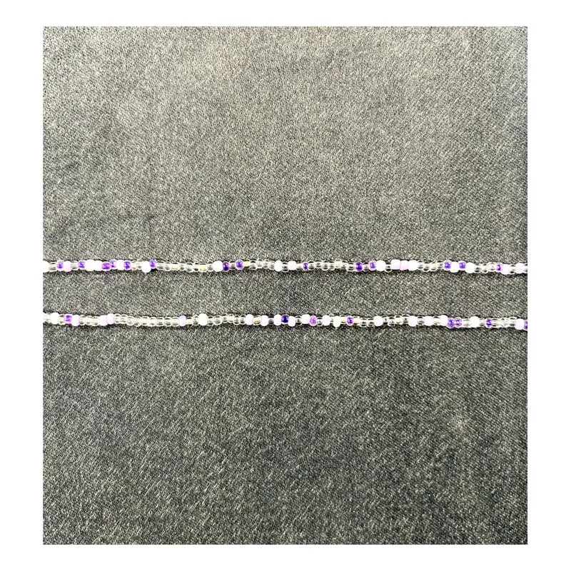 Chaîne Perlée Violette